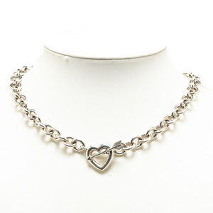 Tiffany Heart Arrow Necklace Sterling Silver